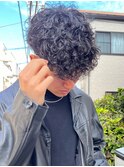 スペインカール 眉毛 メンズパーマ スパイラルパーマ