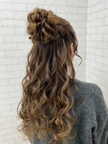 ベルデイズ 関内店(BELDAYS)&nbsp;お団子ハーフアップ