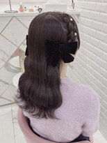 編み込みカチューシャ＊まゆ