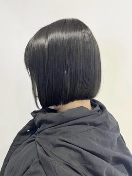 パーク(PARK.umeda) ミニボブ×ネイビーグレー