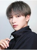 ツーブロックナチュラルラウンドマッシュ