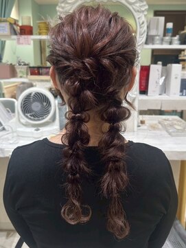 セットサロン マオ(MAO) ツイン編みおろし☆