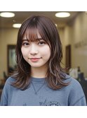 ナチュラルブラウン20代30代40代髪質改善白髪染め狭山ヶ丘駅