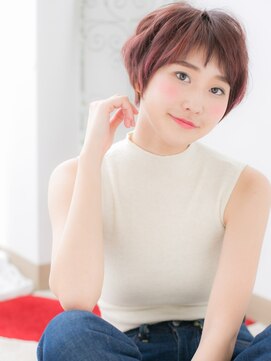 スペース 海浜幕張(spes) 海浜幕張/髪質改善/ローズブラウン☆マッシュショートボブh