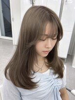 アマトウキョウスマートサロン(AMA TOKYO×Smart Salon) オリーブベージュ アッシュベージュ 透明感カラー