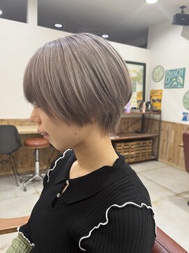 ノーム 横浜(NORM) ケアブリーチ　ダブルカラー　グレージュ