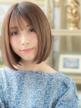 カバーヘアアンドスパ ブリス 浦和(COVER HAIR&SPA bliss) ★パールベージュアッシュ大人美人前下がりボブディ30代40代★1