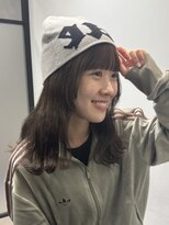 グリップ(GRIP)&nbsp;ブリーチなしマロンベージュ顔まわりレイヤーカット/オオタユキ