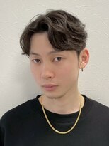 アントバイフィフス 秋田(unt by fifth)&nbsp;秋田メンズパーマ波巻きスパイラルパーマセンターパートフェード