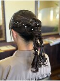 結婚式お呼ばれヘアーセット