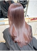 ブリーチなしWカラーカシスピンク