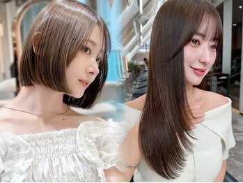 Lond clair 川崎/髪質改善/ショート/ボブ/レイヤーカット【ロンド クレール】の写真/[前髪縮毛矯正+カット+1STEPトリ-トメント￥9300]髪質改善◎ふわっと自然、まるで地毛の様な縮毛矯正[川崎]