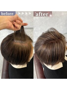 アットティー 金沢文庫(at tee...) 【白髪ぼかしハイライト】