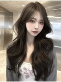 韓国風レイヤーカット/ロングレイヤー/ハッシュカット/10代20代