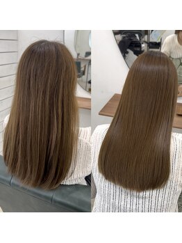 マーレン(MARLEN)の写真/【江坂/髪質改善/縮毛矯正】髪のお悩みはMARlENへ！ブリーチ/ダメージ等他店で断られた方もご相談下さい！