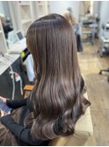 【Lapis新宿】艶感ナチュラルアッシュブラウンカラー