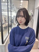 ロンドシエル 横浜(Lond ciel) ミディアムレイヤーカット/髪質改善/韓国/黒髪/小顔/前髪/横浜
