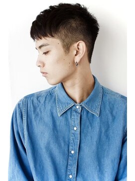 ロミーオム 本厚木(ROMMY. Homme) ソフトモヒカン刈り上げショート/ROMMY. Homme men's design
