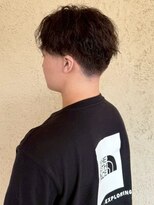 プリモ ココ 鍋島店(Primo coco.)&nbsp;刈り上げ ブラウンカラー ニュアンスパーマ ツーブロック