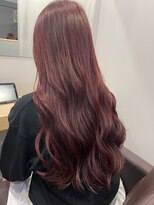 カミエ(kamie)&nbsp;ツヤのあるブラウンロング × カット・カラー・トリートメント