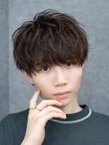 エルマーク 本山(L-MARK)&nbsp;シャドウパーマ/ツイストパーマ/メンズ/センターパート/波巻き