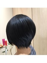 ナノハナ&nbsp;鹿沼で唯一本格ヘッドスパが出来る美容室　ショートボブ