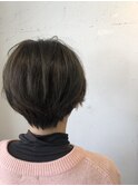 可愛いショート/耳だしショート/ダークグレージュ◎20代30代40代