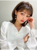 松宮錦糸町/モカベージュ/ココアベージュ/ゆるふわ/シアーカラー