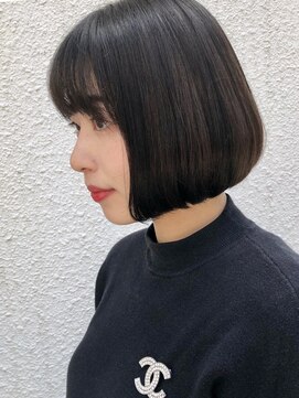 ティメレ 神戸三宮(Timere) 重めボブ×ダークアッシュ【Timere神戸三宮】