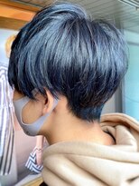 【morio原宿】2022 メンズヘアカラー　ネイビー