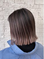 プライズ 池袋店(prize)&nbsp;バレイヤージュ切りっぱなしボブラベージュブリーチ池袋2165