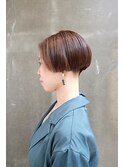 モード感 × ショートボブ