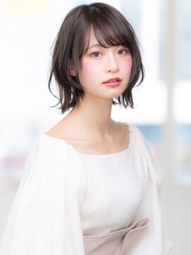 ヴィアラ 自由が丘(VIALA) ナチュラルボブ×黒髪ボブ×大人ショートボブ 20代30代40代 m08