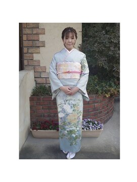 ルホート Ruhoto 百日参り 訪問着 着付け ヘアセット