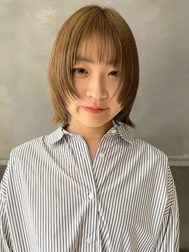 ボコカ(bococa) ベージュ×ステップバング