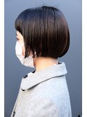 艶が出るミニボブ