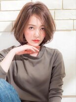 アグ ヘアー アシリ 千歳長都店(Agu hair asir) 《Agu hair》エアリーな丸み女っぽショート