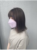 １０代２０代３０代◎大人可愛いハイライト/切りっぱなしボブ