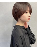 ショート　レイヤースタイル　ボブ　くびれショート