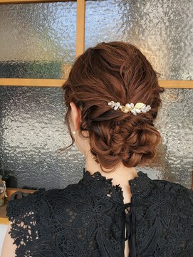 ククル ヘアー(cucule Hair) 京都・西院 cuculehair 大人可愛いアップスタイル