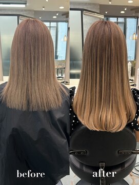 リリー(Lilley) 【lilley 稲永麻衣】エクステ+グレージュ+天神韓国ヘア