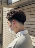 ハイライト/マッシュパーマ/ウルフ/アッシュブラック