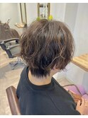 【Gift.hair&spa】ゆるパーマショート