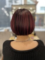 ミコ(MICO hair)&nbsp;ピンクボルドー×アンブレラカラー