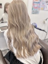 リシェイル(RICHAIR) 初ブリーチ！！ミルクティーグレー