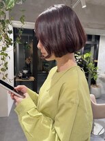 ソート(sot)&nbsp;ベリーチョコレートカラーとbob！[横浜/横浜駅/髪質改善/韓国]