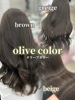 アイシー 表参道(ICY)&nbsp;大人気透明感カラーオリーブベージュ/オリーブグレージュ