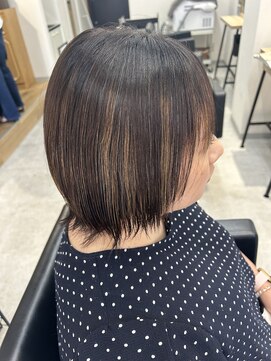 エルプラスヘアー 平尾店(L+hair) (30代)ショートウルフ【トリートメントでくせ毛改善】