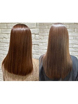 オーダーメイドで作るストレートで憧れの美髪が叶う◇うるツヤ質感×ナチュラルで柔らかい指通りに♪