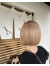 【気分、上がる髪】カット+ケアダブルカラー+リケラトリートメント　￥19800